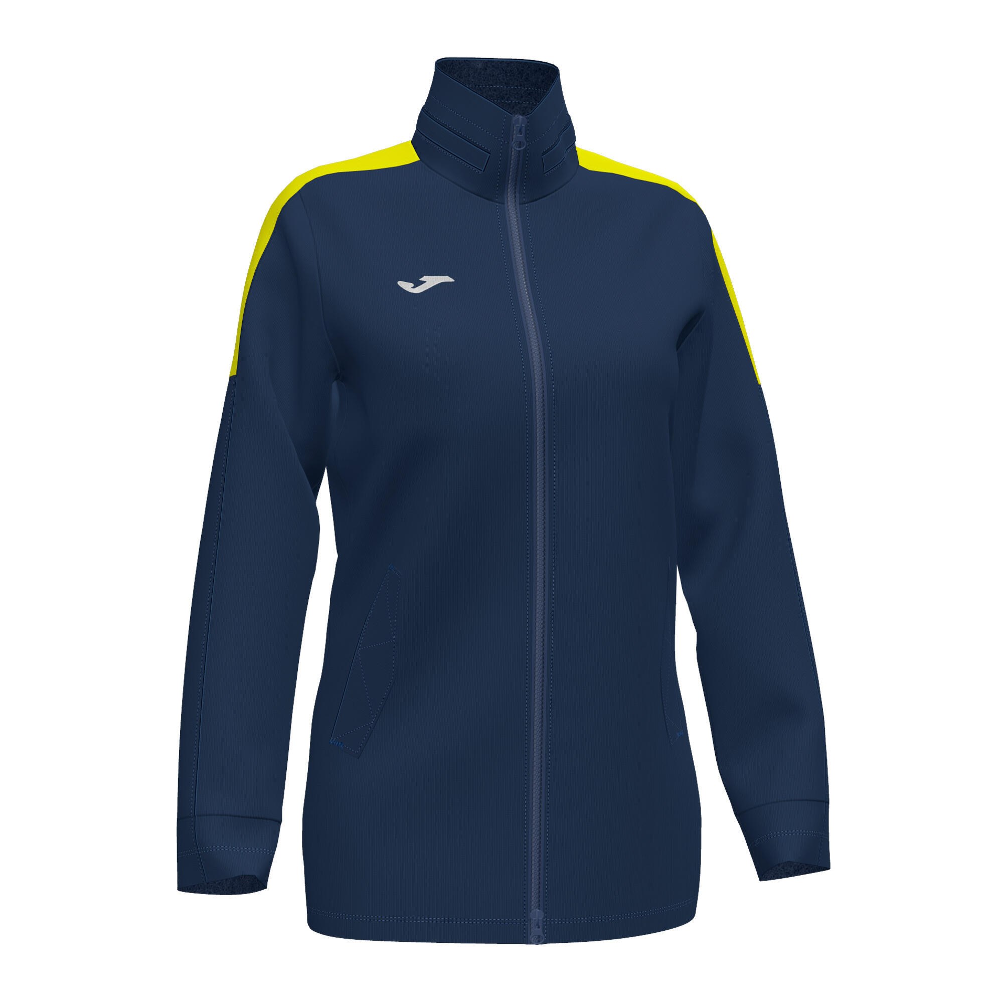 Joma - Anorak Football Femme Joma Trivor Bleu Marine - Coupe-pluie - Bleu|jaune - 38 S - Decathlon