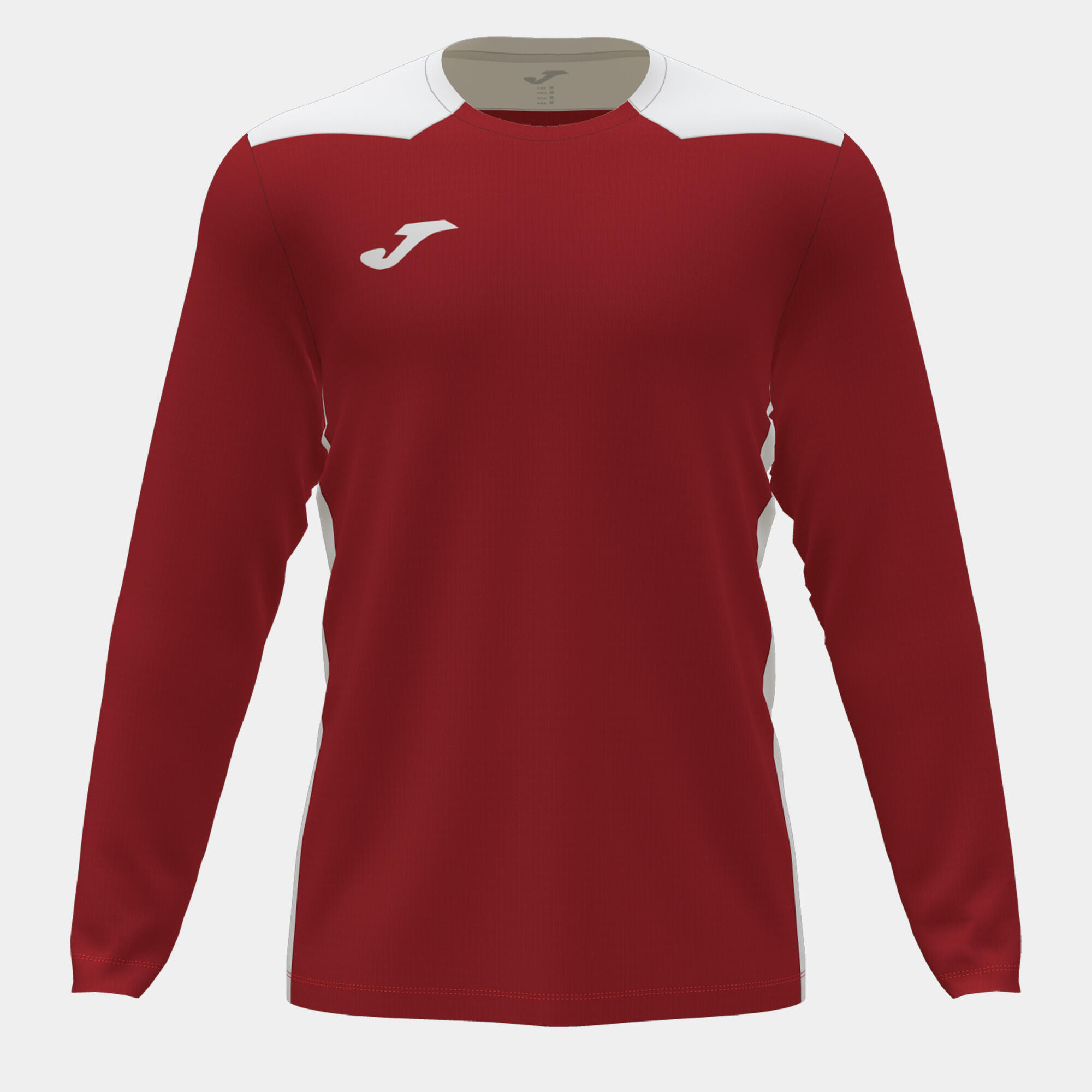T-shirt manga comprida futebol criança joma championship vi vermelho