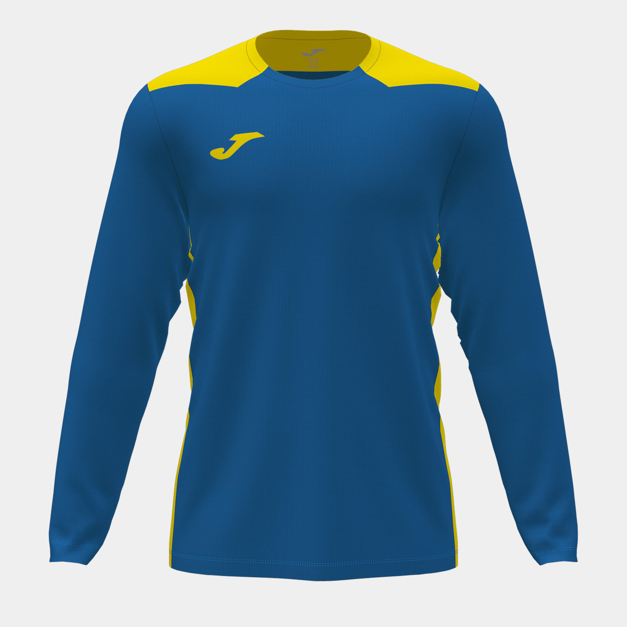 T-Shirt Manga Comprida Futebol Criança Joma Championship VI Azul Royal