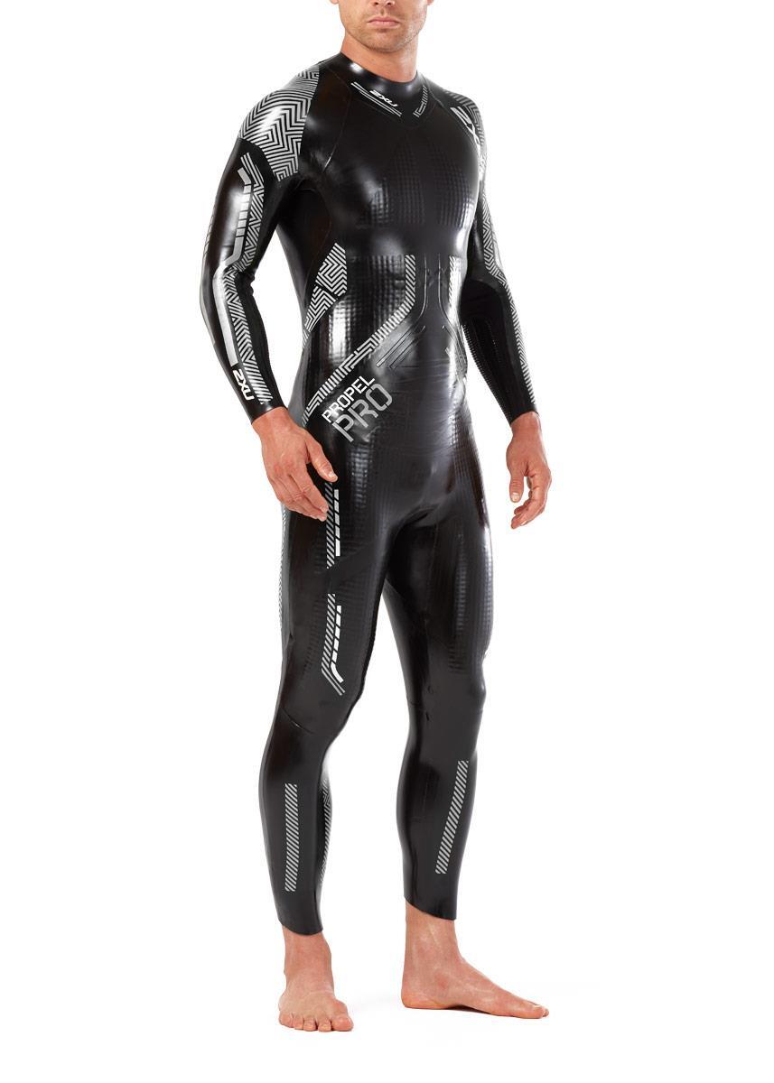 2XU Men's Propel Pro Wetsuit - Black/Silver - Size MS 2/4