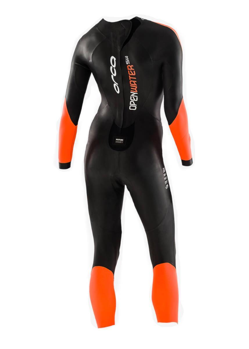 Orca Women's Openwater Smart Wetsuit - Black/ Orange - Size XS 2/3
