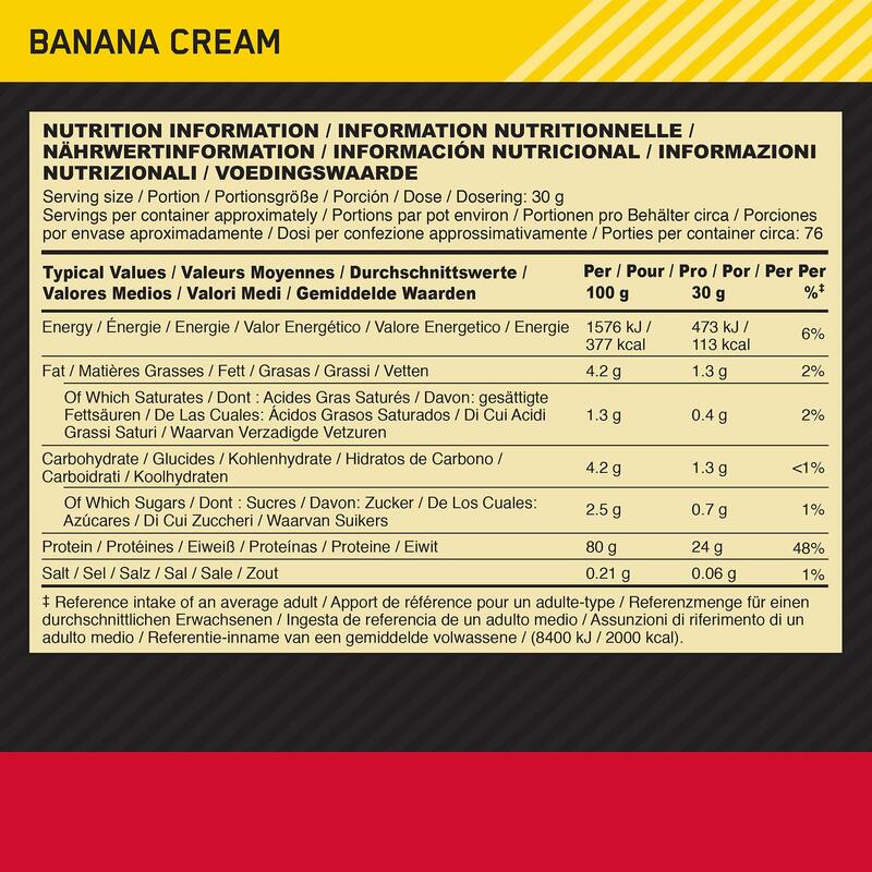 Gold Standard 100% Whey - Crème de Banane