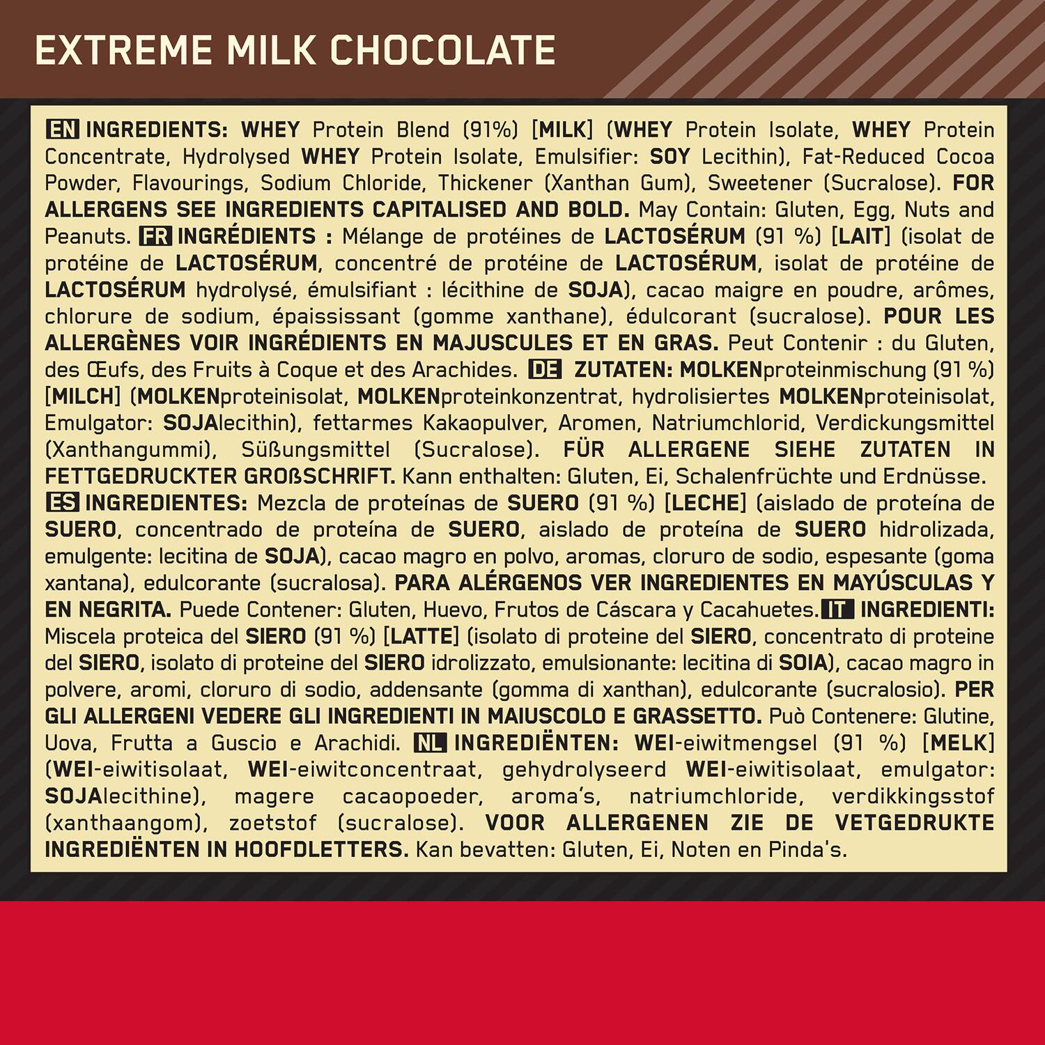 Siero di latte isolato - Gold Standard 100% Whey - Cioccolato al Latte Estremo 4/6