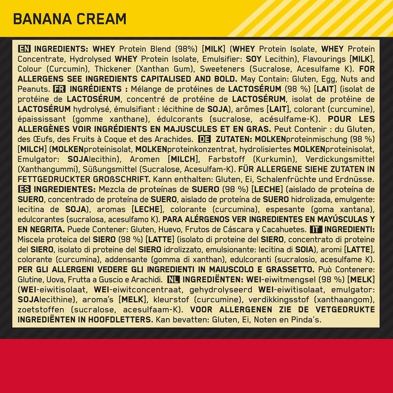 Gold Standard 100% Whey - Crème de Banane