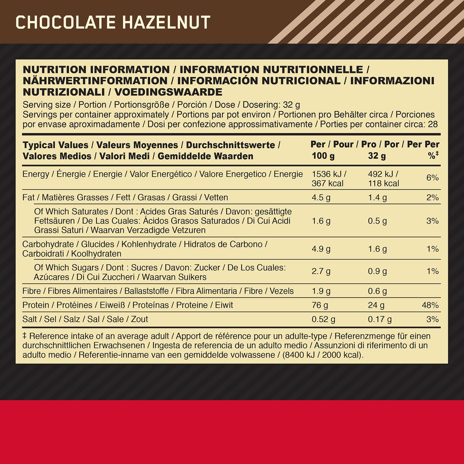 Whey isolate - Gold Standard 100% Whey - Chocolat Noisette 5/7