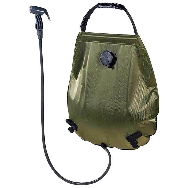 MFH MAX FUCHS MFH Solar Dusche Deluxe 20Liter olive mit Transportbeutel