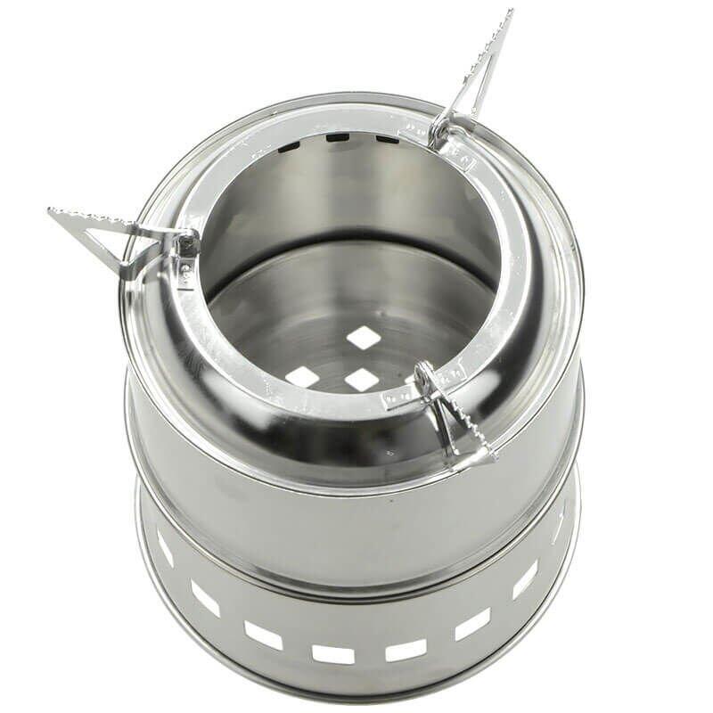 Fox Outdoor - "Outdoor" Houtbrander - met RVS Behuizing 3/5