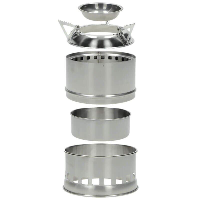 Fox Outdoor - "Outdoor" Houtbrander - met RVS Behuizing 2/5