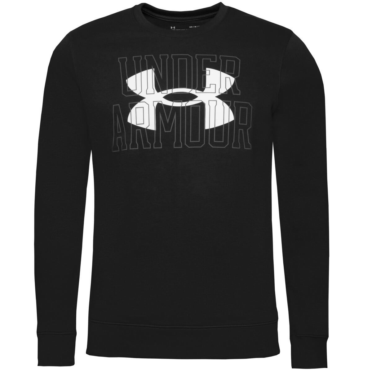 UNDER ARMOUR Heren-T-Shirt met Lange Mouwen Logo Crew