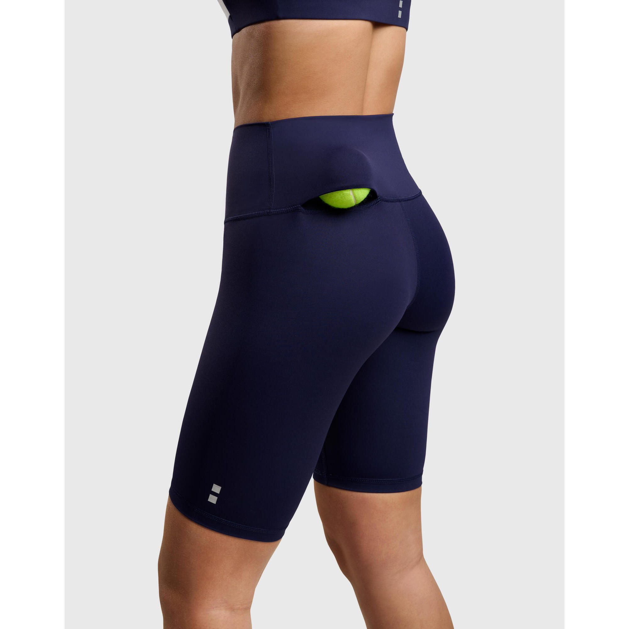 Smart Legging Women's Tennis/Padel Short with Ball Pocket - Navy Blue