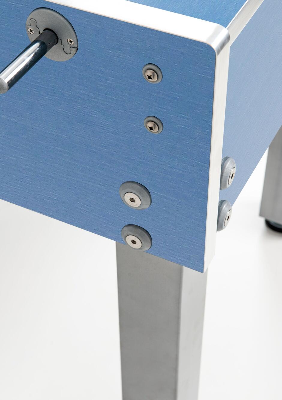 Calciobalilla G500 WEATHERPROOF Garlando, gambe metallo, aste RIENTRANTI 3/5