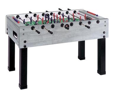 G500 Rovere grigio Calciobalilla Garlando. piano gioco vetro