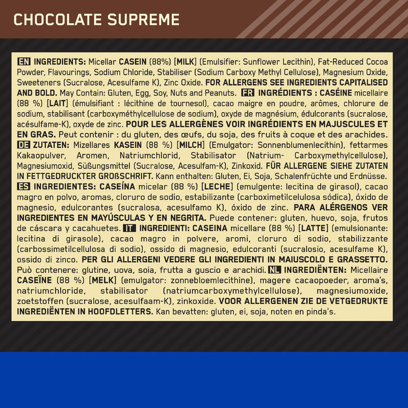 Gold Standard 100% Casein - Chocolat Suprême