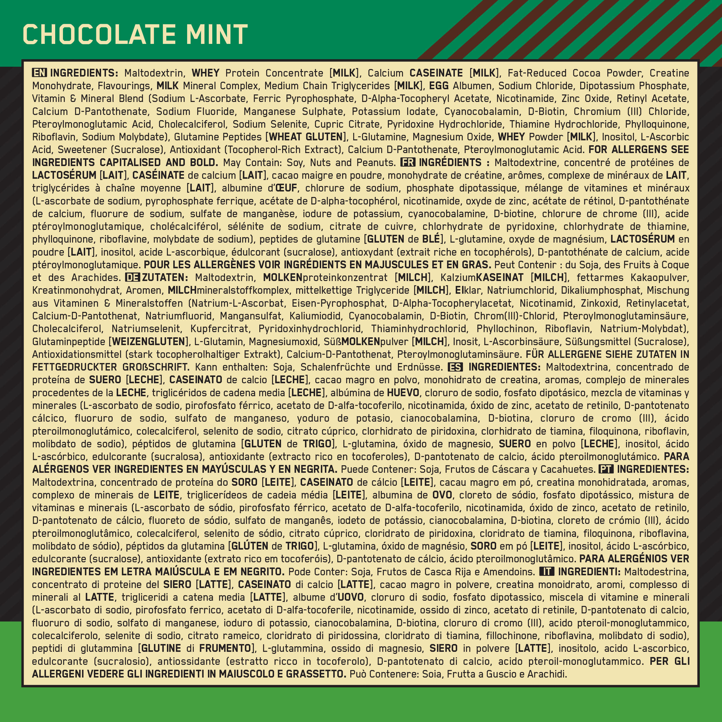 Serious Mass - 5,45 kg chocolade met munt Optimum Nutrition 4/6