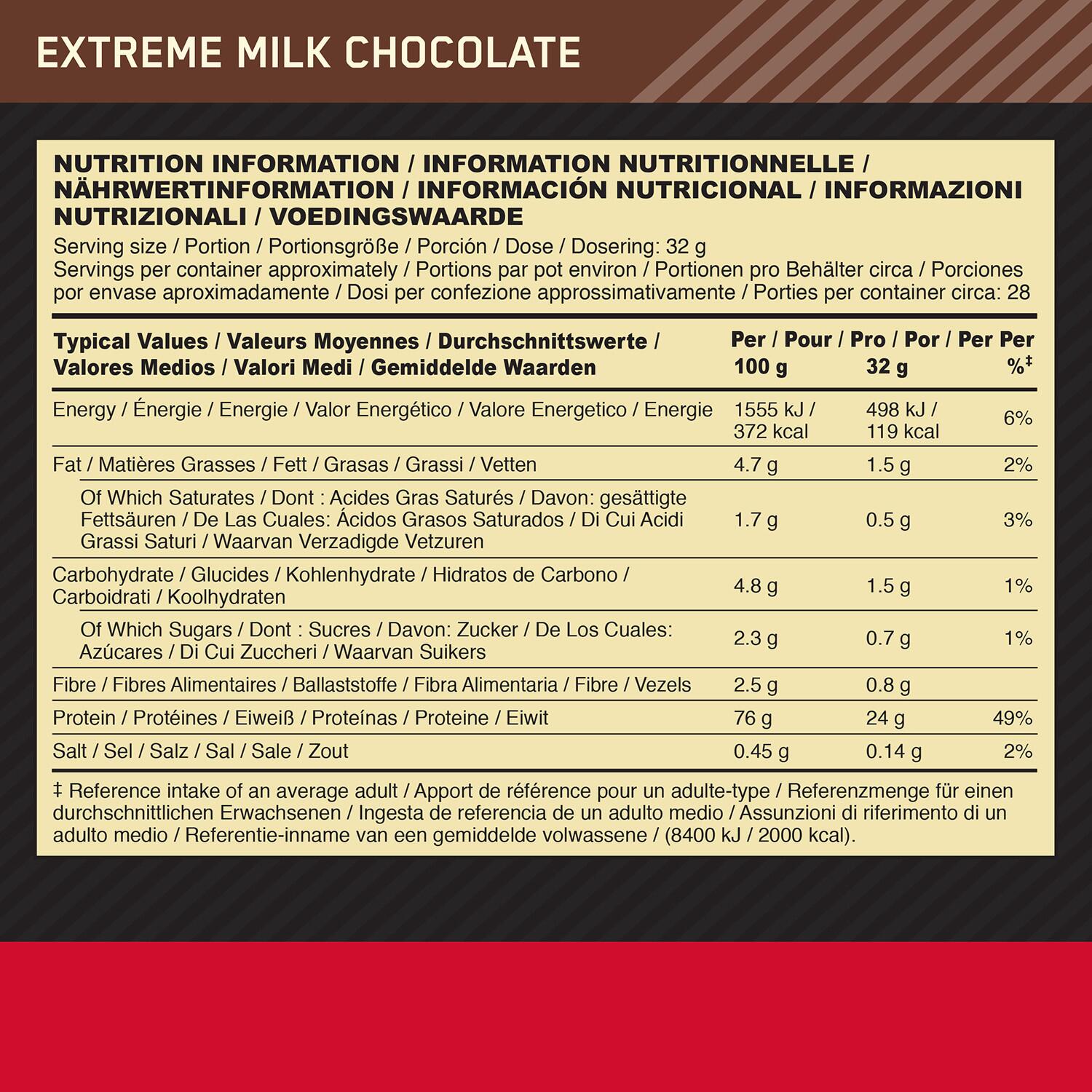 Siero di latte isolato - Gold Standard 100% Whey - Cioccolato al Latte Estremo 5/6