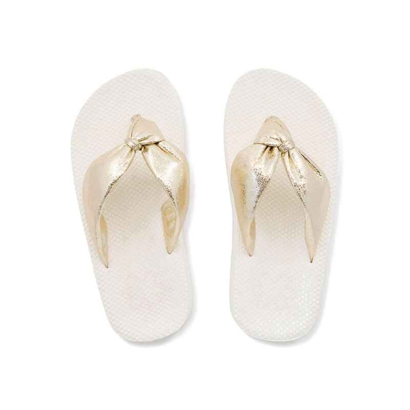 Damen Flip Flop Zehentrenner toe*comfy White