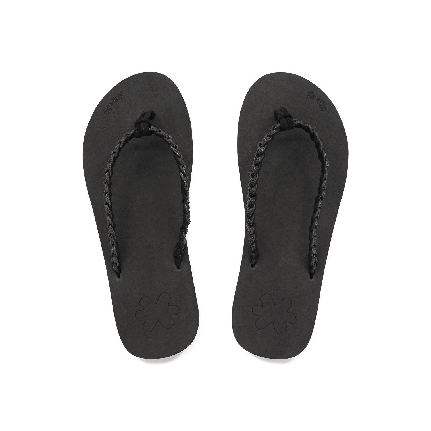 Flip Flop - Femme Tongs Flip*glitter Noir - Sandales - Noir - 36 - Decathlon