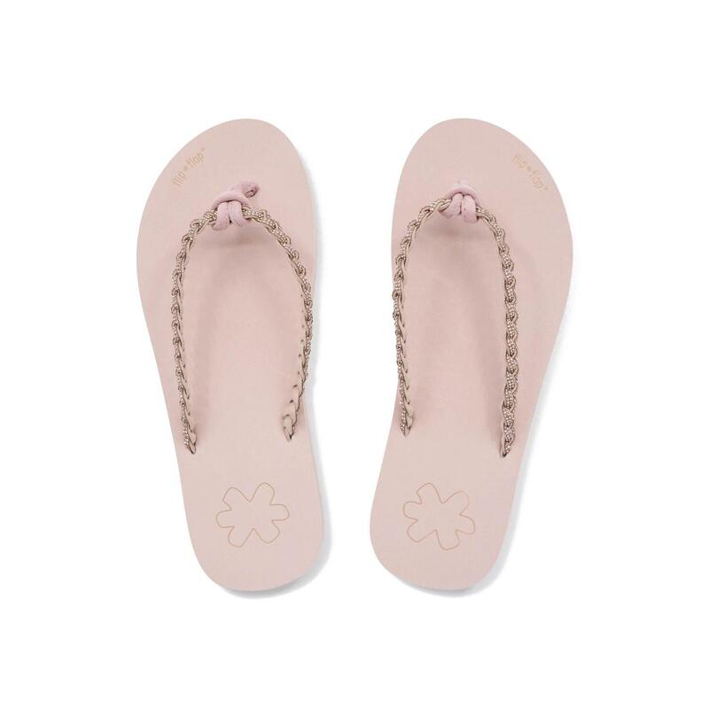 Damen Flip Flop Zehentrenner flip*glitter Dirty Rose