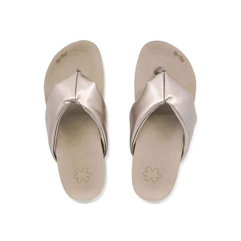 Damen Flip Flop Zehentrenner toe*fine Brass