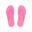 Damen Flip Flop Zehentrenner flip*noble Neon Pink