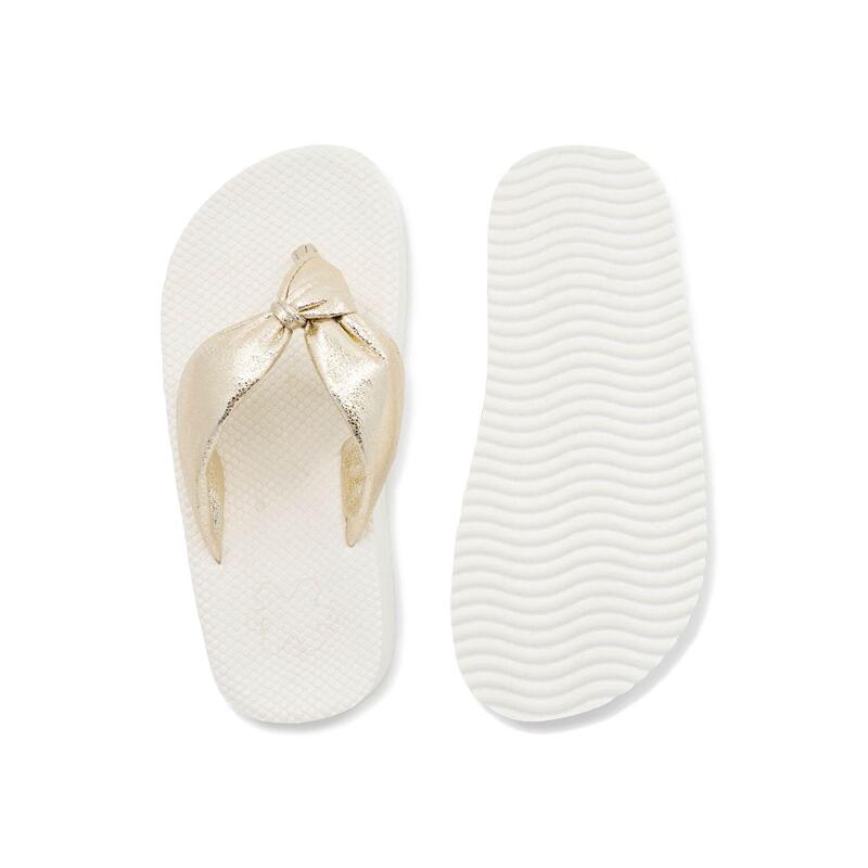 Damen Flip Flop Zehentrenner toe*comfy White