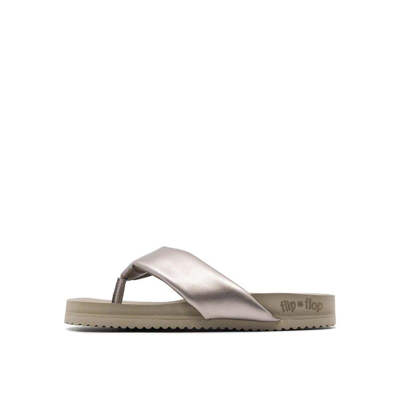 Damen Flip Flop Zehentrenner toe*fine Brass