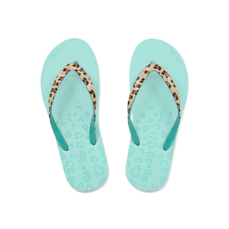 Damen Flip Flop Zehentrenner easy*leo Lt Turquoise