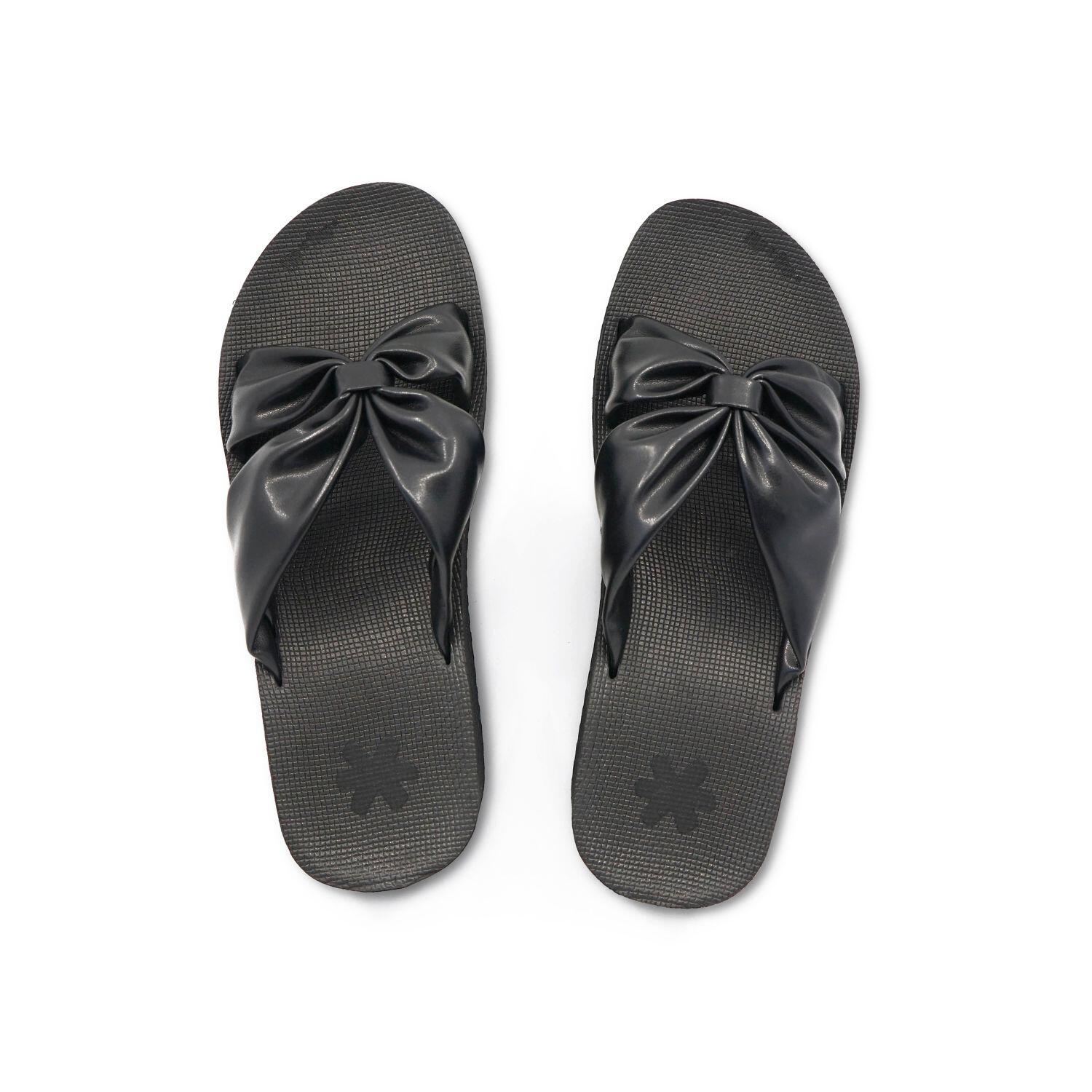 Flip Flop - Femme Sandale Wedge*bow Noir - Sandales - Noir - 41 - Decathlon