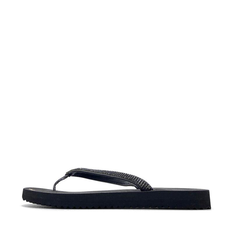 Damen Flip Flop Badezehentrenner flip*glam Black