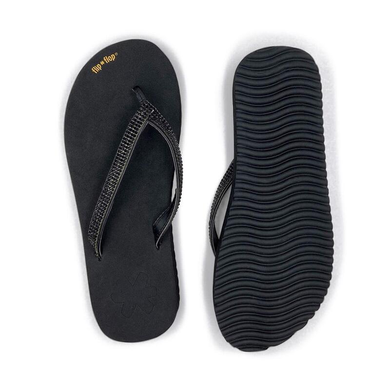 Damen Flip Flop Badezehentrenner flip*glam Black