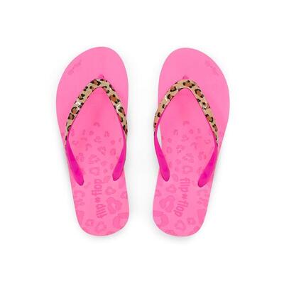 Damen Zehentrenner easy*leo Neon Pink