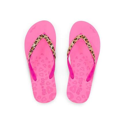 Damen Zehentrenner easy*leo Neon Pink