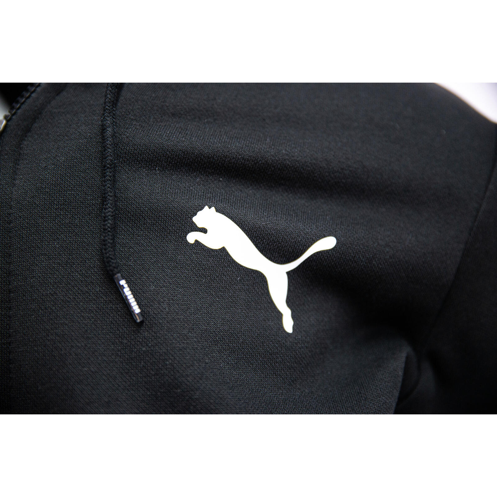 Felpa con cappuccio a zip intera Puma Essentail Logo 5/6