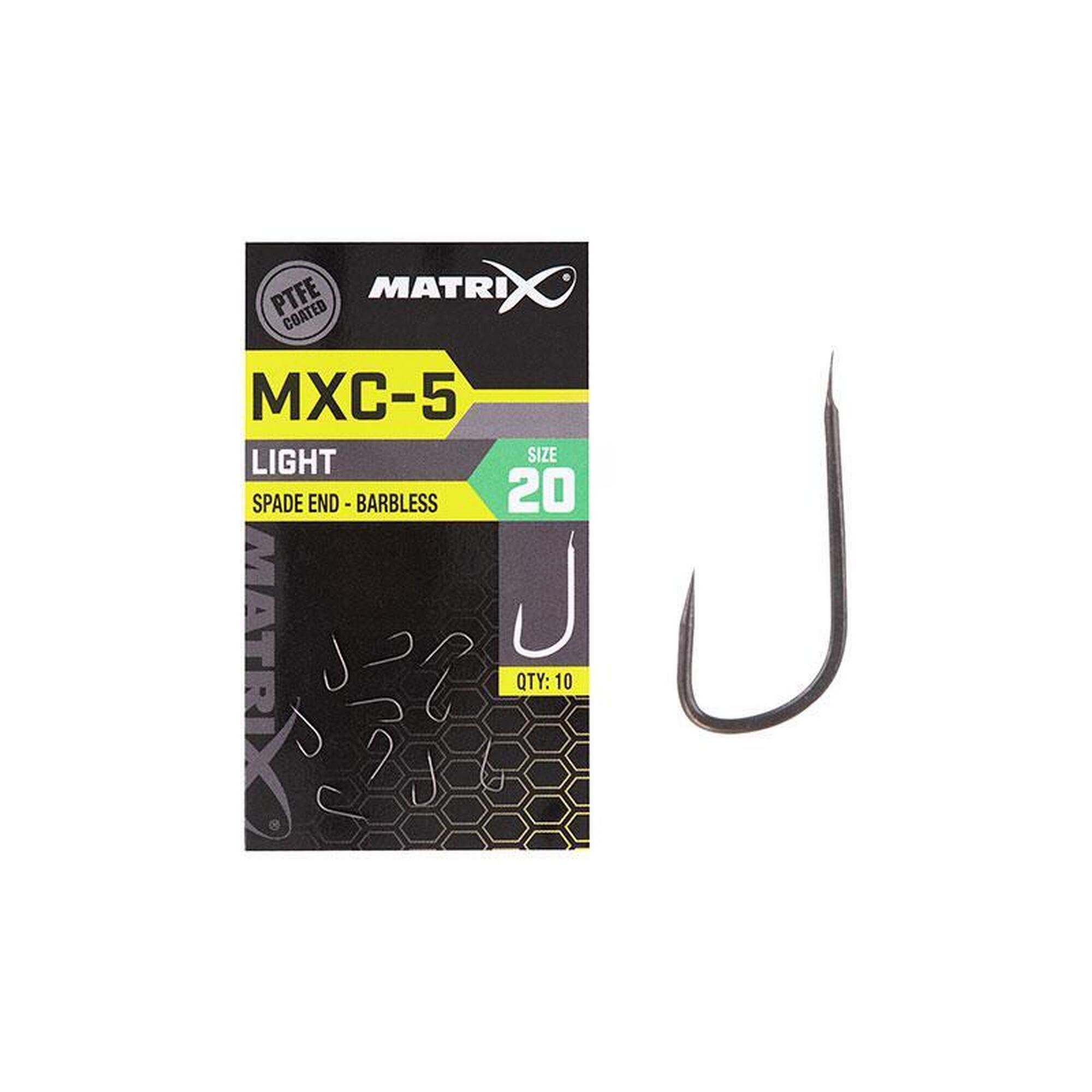 Hameçons sans ardillon Matrix MXC-5 Spade End (PTFE) x10
