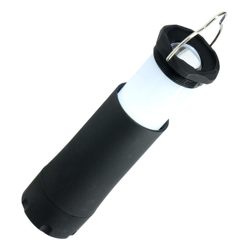 Highlander 1W Extendable LED Torch / Lantern Black 1/3