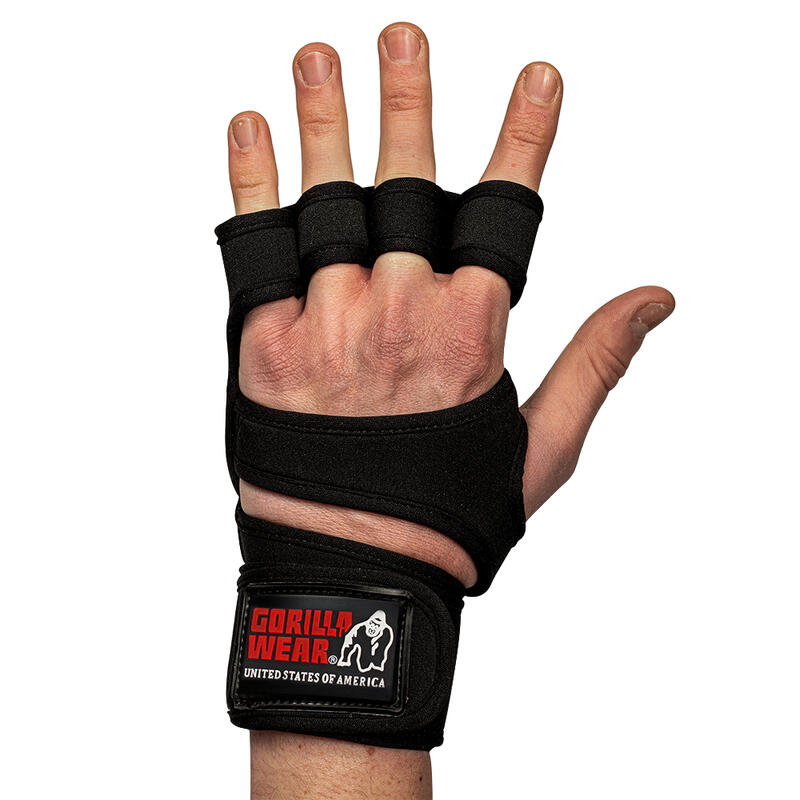 Yuma Weight Lifting Workout Gloves Black