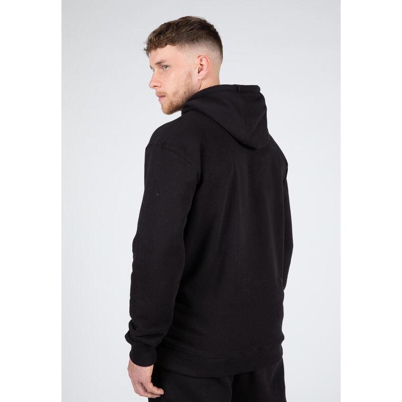 übergroßer Hoodie - Crowley - Schwarz