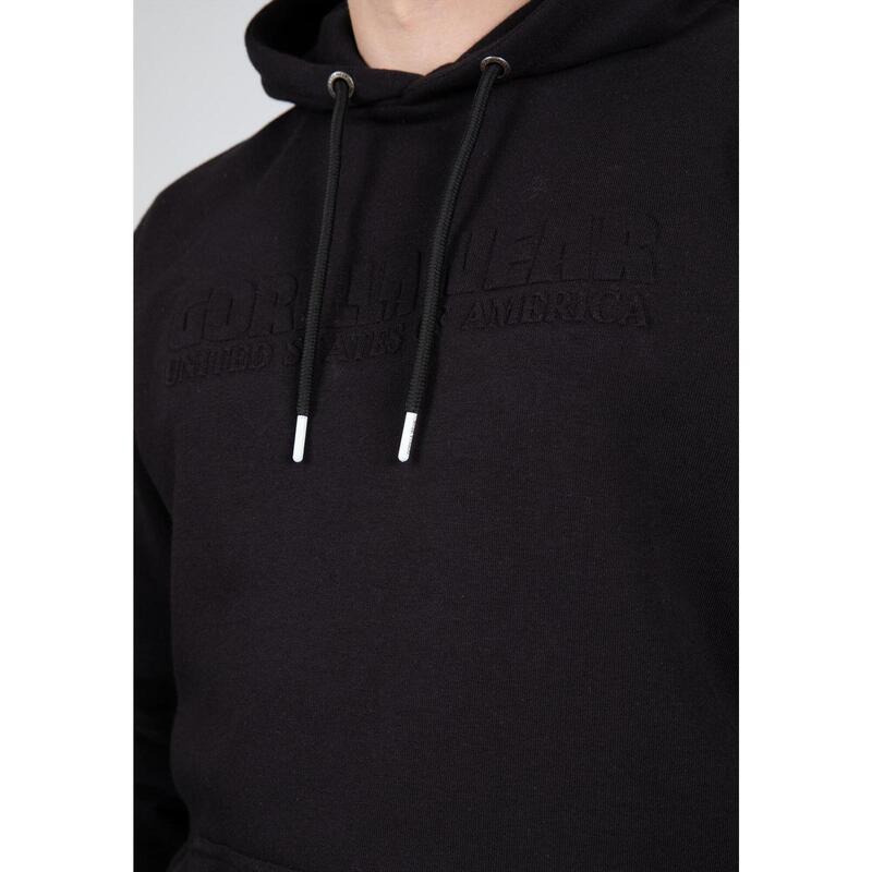 übergroßer Hoodie - Crowley - Schwarz