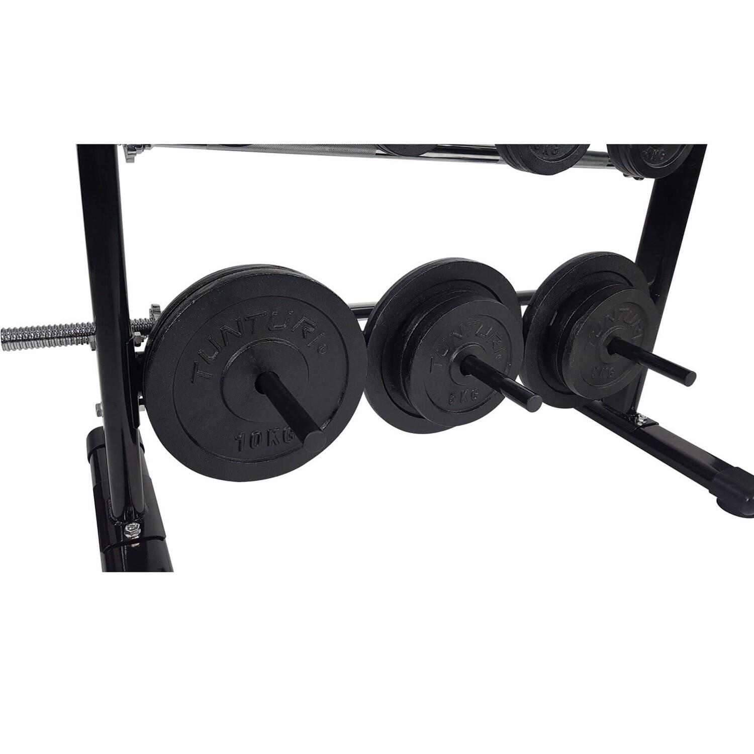 Tunturi Dumbbell discs and dumbbell racks