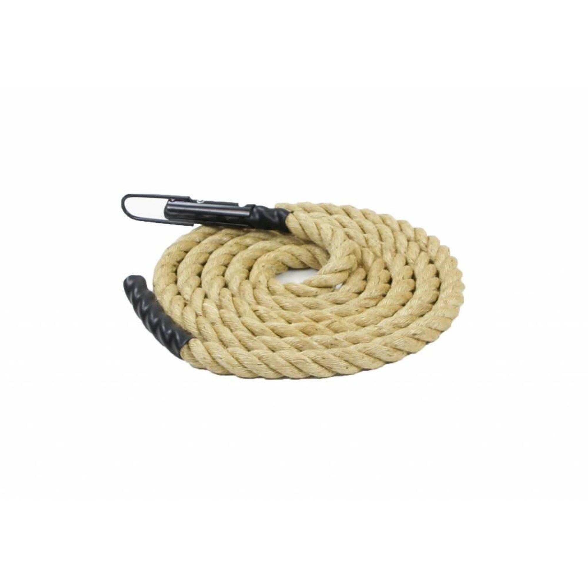 Lifemaxx - Corde D'Escalade Crossmaxx - Corde D'Escalade - 6 M - Corde Ondulatoire - Marron - Taille Unique - Decathlon