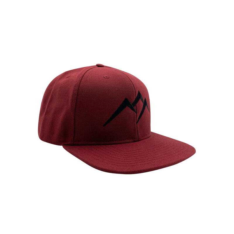 Schirmmütze Snapback Cap Gröbenstädt Erwachsene Rot-Schwarz DRASSN