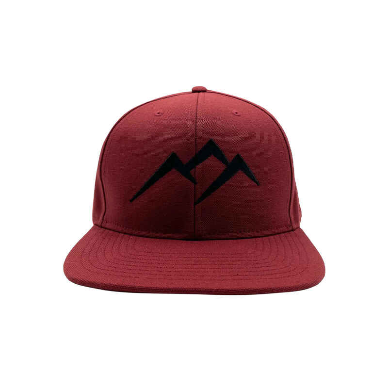 Schirmmütze Snapback Cap Gröbenstädt Erwachsene Rot-Schwarz DRASSN