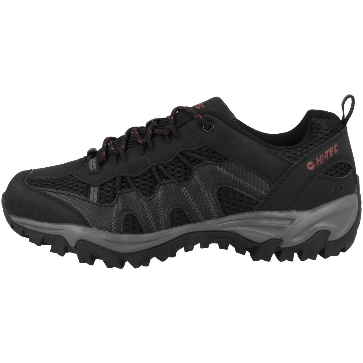 HI-TEC HI-TEC Hi-Tec Jaguar Wandelschoenen Lage Hiel ZWART/GRIJS/RODE 46