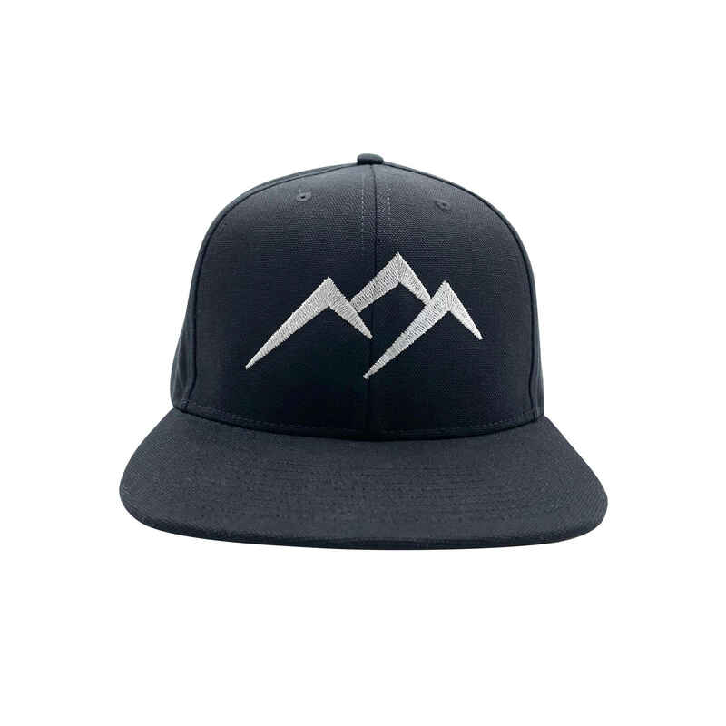 Schirmmütze Snapback Cap Gröbenstädt Erwachsene Schwarz-Silber DRASSN
