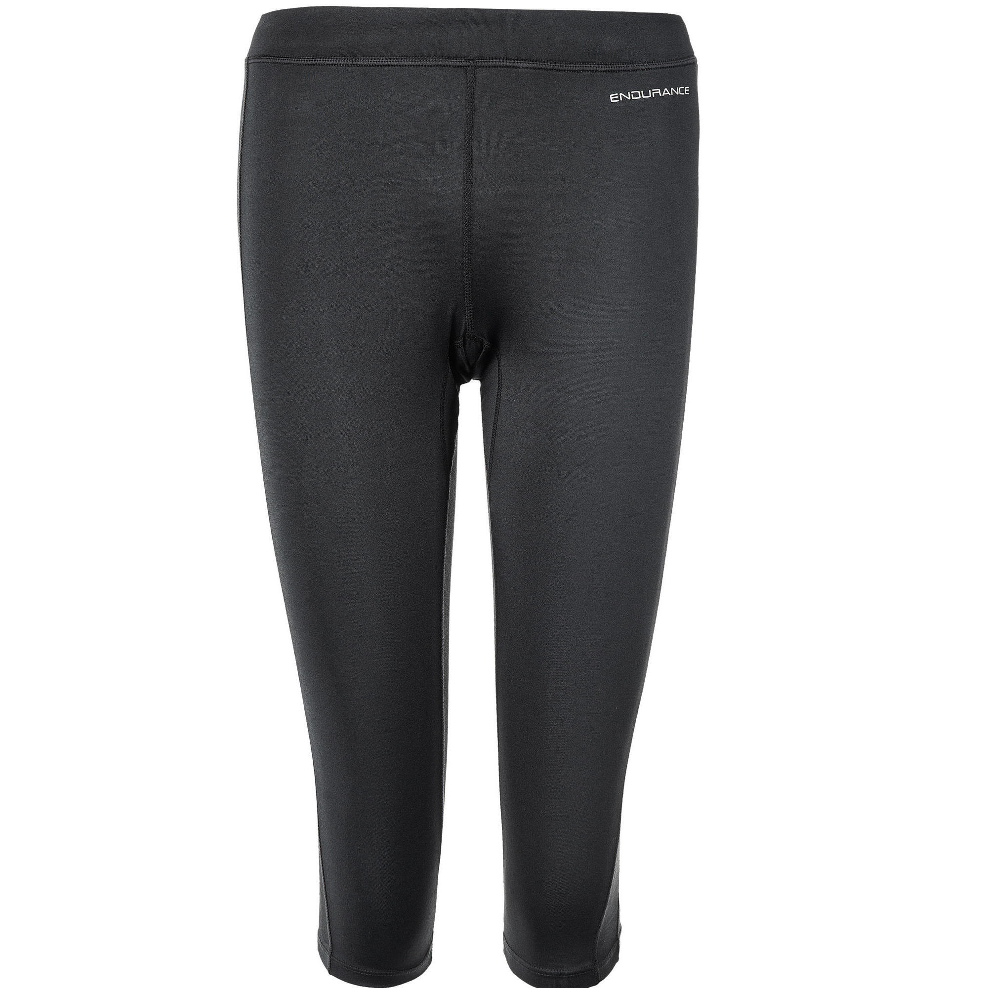 Endurance - Collant De Course Zenta 3/4 - Collant De Running - Noir - 36 Xs - Decathlon