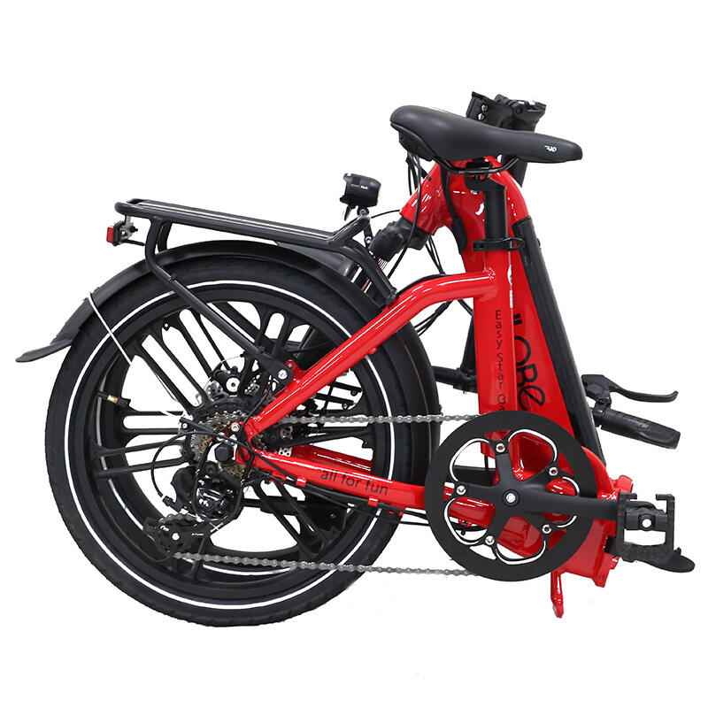 Vélo pliant électrique, EasyStar Gala, 20 pouces, 10Ah, 7 sp, rouge