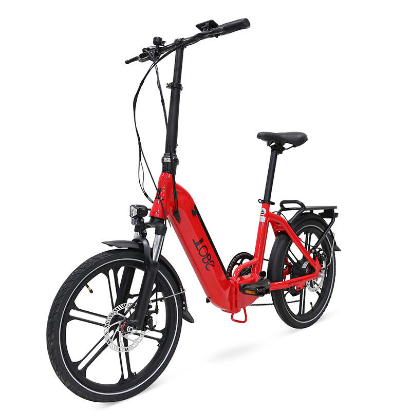 Llobe elektrische vouwfiets EasyStar Gala 20 inch 10Ah 7sp rood