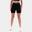 Contour seamless scrunch shorts Femme - Noir