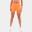 Contour seamless scrunch shorts Dames - Oranje