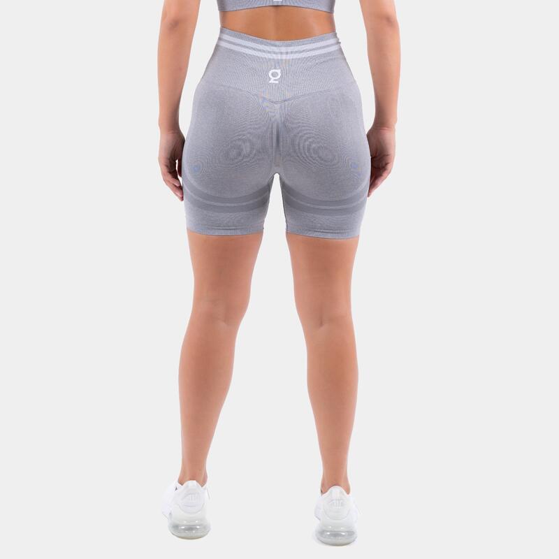Contour seamless scrunch shorts Dames - Grijs